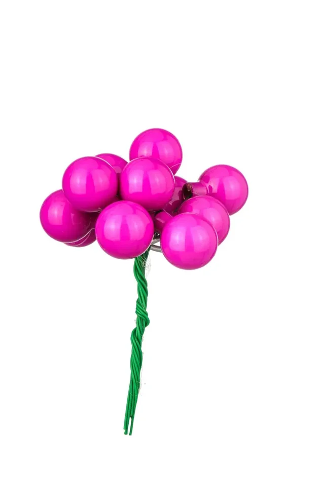 ARPIMEX Box 144 Mini Sfere Natale Vetro D 20 Mm Fucsia