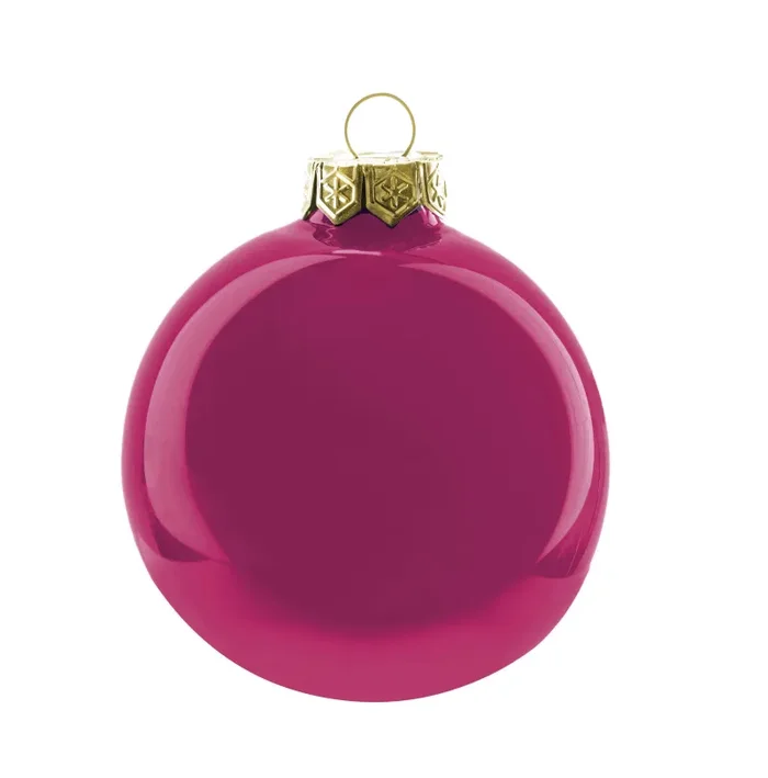 ARPIMEX Box 36 Sfere Natale Vetro D 40 Mm Magenta