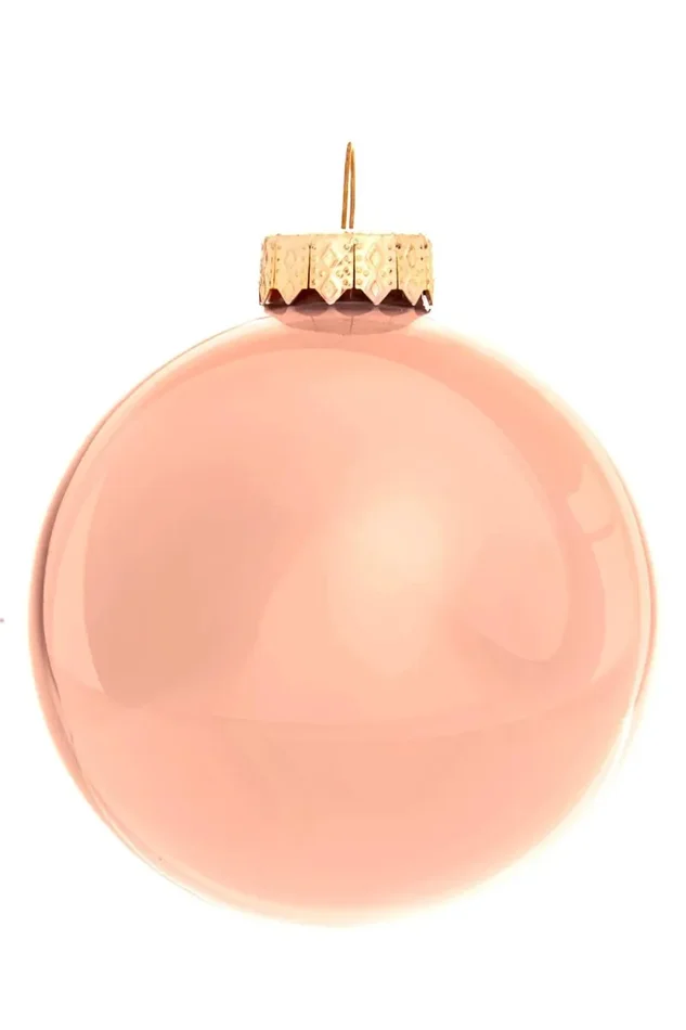 ARPIMEX Box 36 Sfere Natale Vetro D 60 Mm Salmone Moda