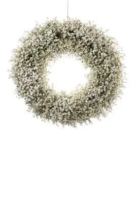 ARPIMEX Coroncina Natale Innevata D 50 Cm Verde Bianco