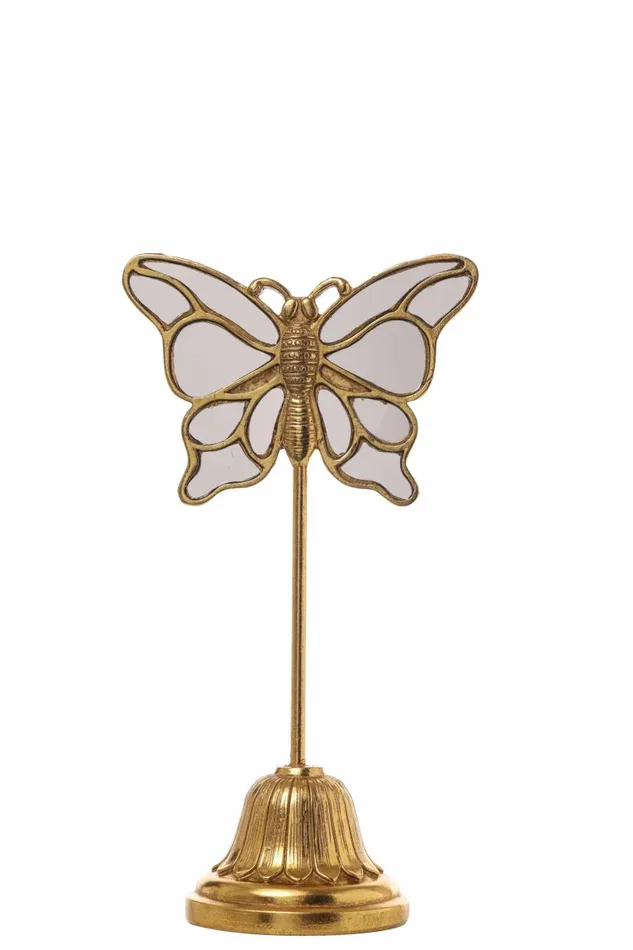 ARPIMEX Farfalla Resina si Base 15 x 9,5 x 27,5 Cm Gold Fornitura