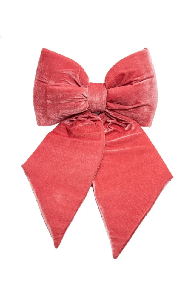 ARPIMEX Fiocco Natale Velluto 40 Cm Rosa