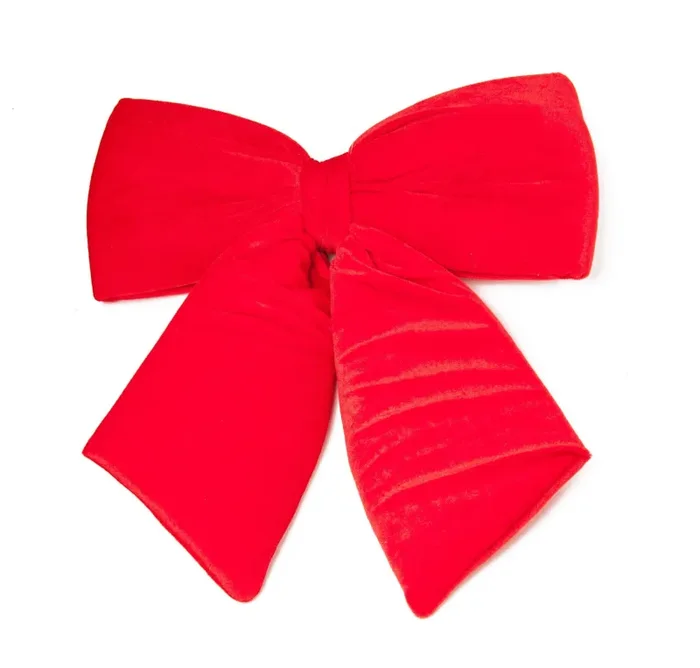 ARPIMEX Fiocco Natale Velluto 40 Cm Rosso