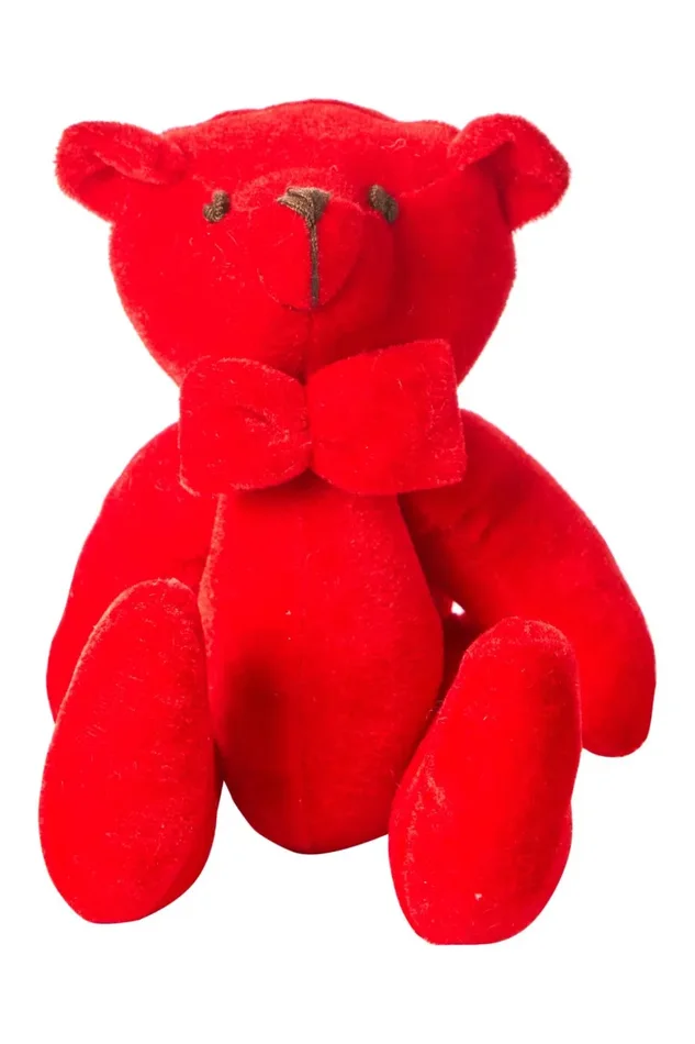 ARPIMEX Orsetto Natale Velluto 23 Cm Red