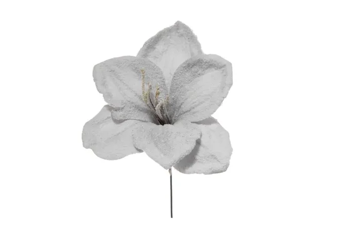 ARPIMEX Pick Amaryllis Innevato Natale 23 Cm Blu Saldi