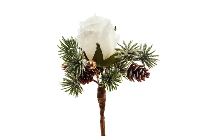 ARPIMEX Pick Natale Bocciolo e Bacche Bianche