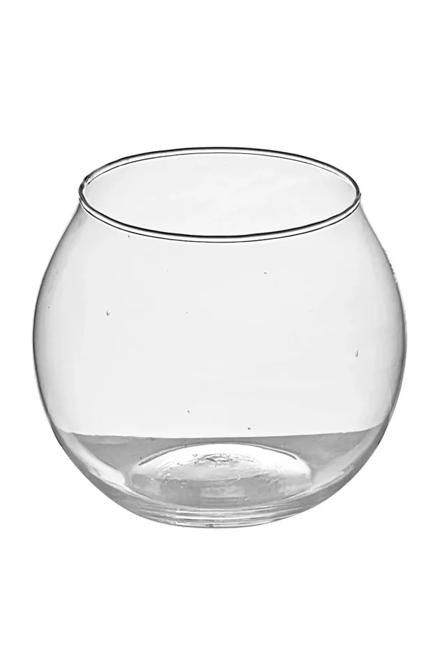 ARPIMEX Vaso Sfera Vetro H 8 Cm D 10 Cm