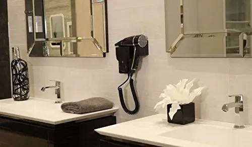 Asciugacapelli 1600 W bianco + Supporto a parete a collegare – QUALITÀ… Sconti - immagine 2