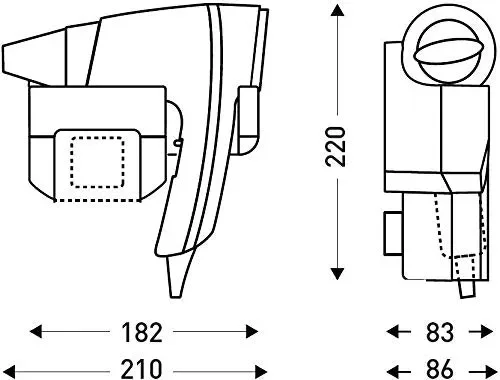 Asciugacapelli 1600 W bianco + Supporto a parete a collegare – QUALITÀ… Sconti - immagine 3