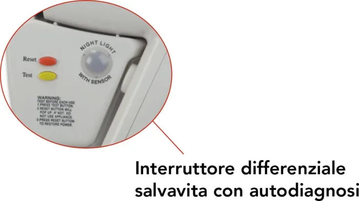 Asciugacapelli Phon a Pistola da Cassetto 1200W Vama Viento Sicuro Bianco - immagine 3