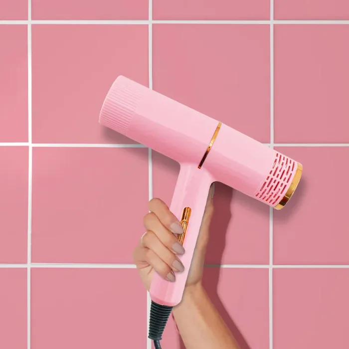 Asciugacapelli Phon Professionale 2000W Bassa Rumorosità Rosa - immagine 3