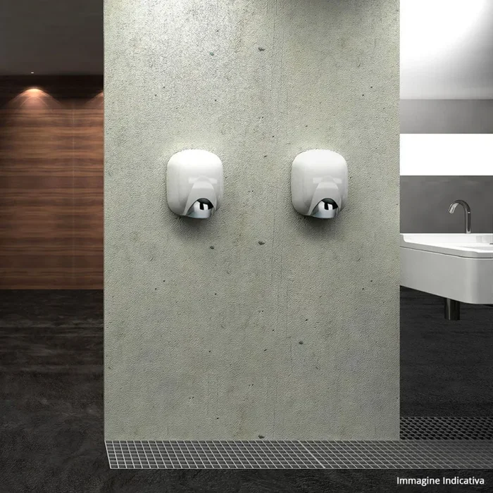 Asciugamani Elettrico con Fotocellula 1100W Vama Ecoflow NF 1100 HOT Alluminio Nero - immagine 3