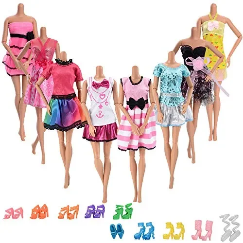 ASIV 10 pz Abiti da Matrimonio alla Moda Fatti a Mano Abito per Party, 10Set - immagine 2