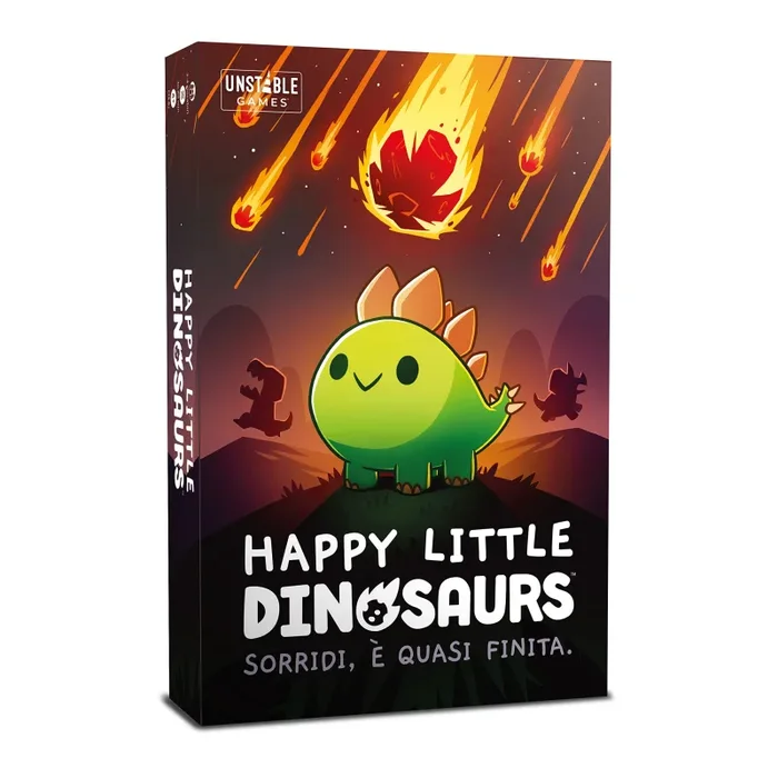 Asmodee – Happy Little Dinosaurs, Gioco da Tavolo, 2-4 Giocatori, 8+ Anni, Edizione In Italiano
