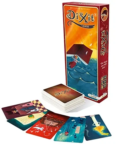Asmodee- Dixit 2 Quest, Gioco da Tavolo Eedizione Italiana, Colore, DIX02IT