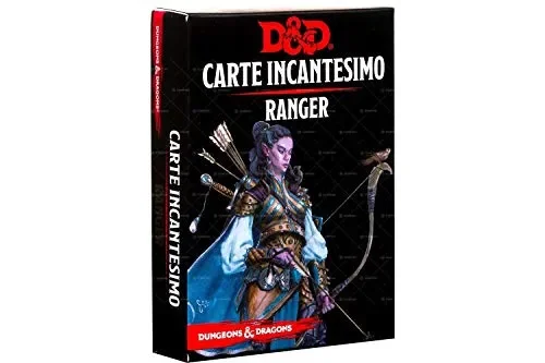 Asmodee- Dungeons & Dragons 5a Edizione Carte Incantesimo Ranger, Colore,…