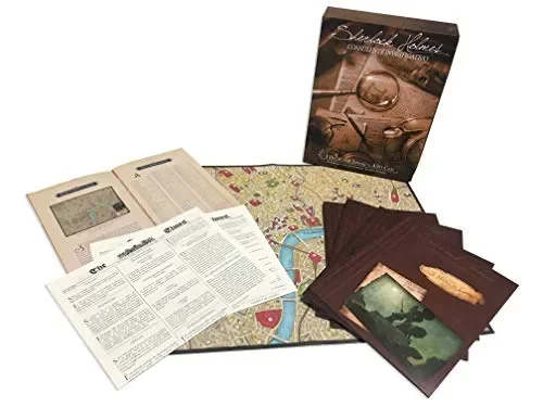 Asmodee, Sherlock Holmes Consulente Investigativo: I Delitti del Tamigi e Altri Casi, Gioco da Tavolo Investigativo, 1-8 Giocatori, 14+ Anni, Edizione in Italiano - immagine 2
