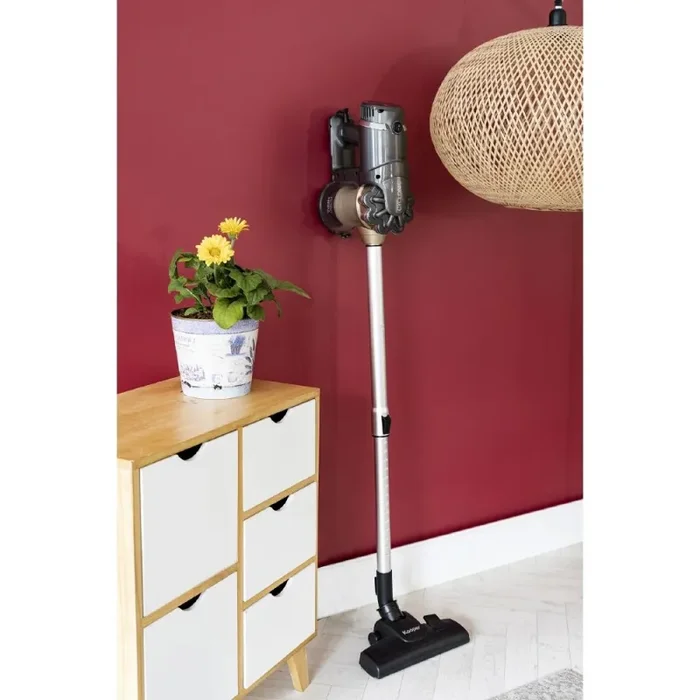 Aspirapolvere Ciclonico con Filo Scopa Elettrica 600W Kooper Airone 2.0 Grigio e Oro - immagine 2