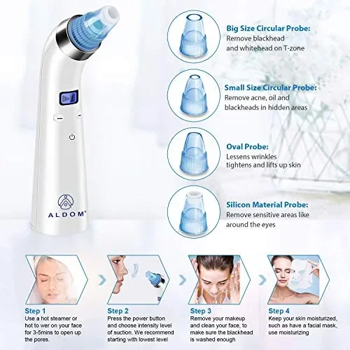 Aspiratore Punti Neri Rimozione di Comedone Aspira Estrattore… Online ora - immagine 3