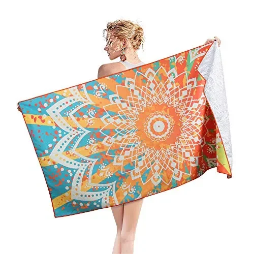 AtailorBird Telo Mare Grande Asciugamano da Spiaggia in 150x75cm, Modello 4