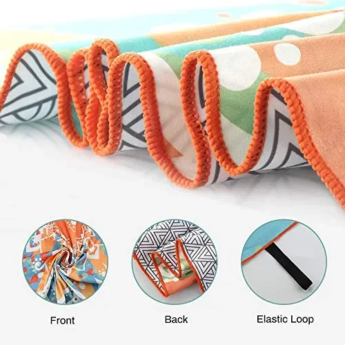 AtailorBird Telo Mare Grande Asciugamano da Spiaggia in 150x75cm, Modello 4 - immagine 2