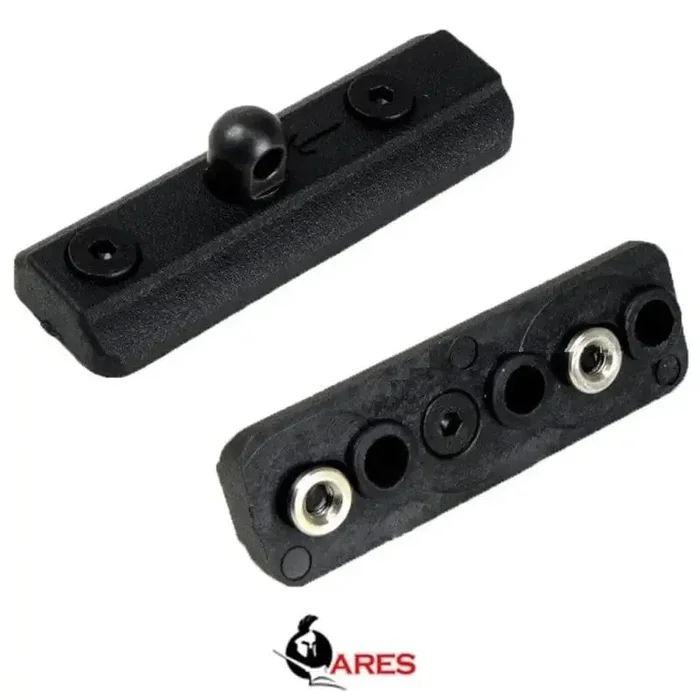 Attacco Bipiede Ris Keymod/M-lok Ares Slitta 62mm Moda