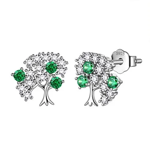 Aurora Tears Albero della vita, orecchini in argento Sterling 925 con…