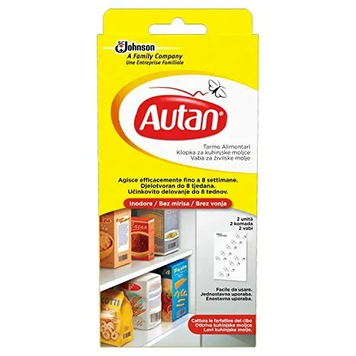 Autan Antiarme Alimentari, Confezione da 2 fogli, Cattura le Tarme…