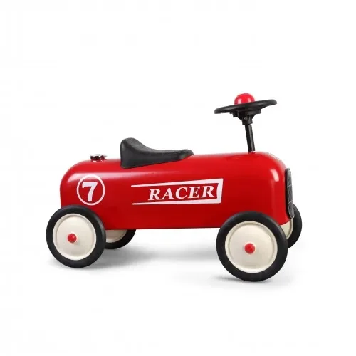 Auto Cavalcabile Vintage da Corsa per Bambini Baghera Racer Rosso - immagine 3