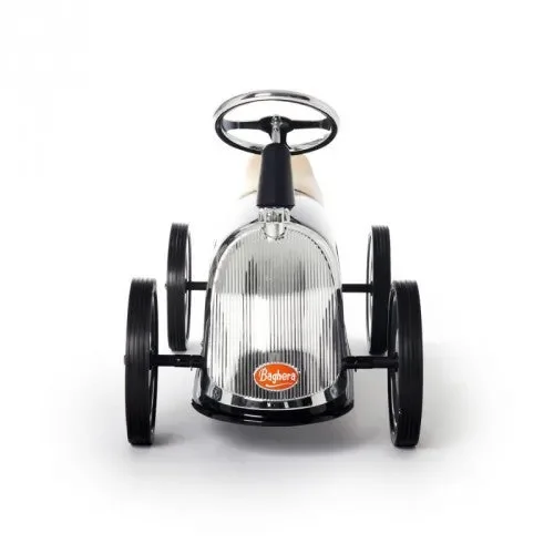 Auto Cavalcabile Vintage da Corsa per Bambini Baghera Rider Nero - immagine 3