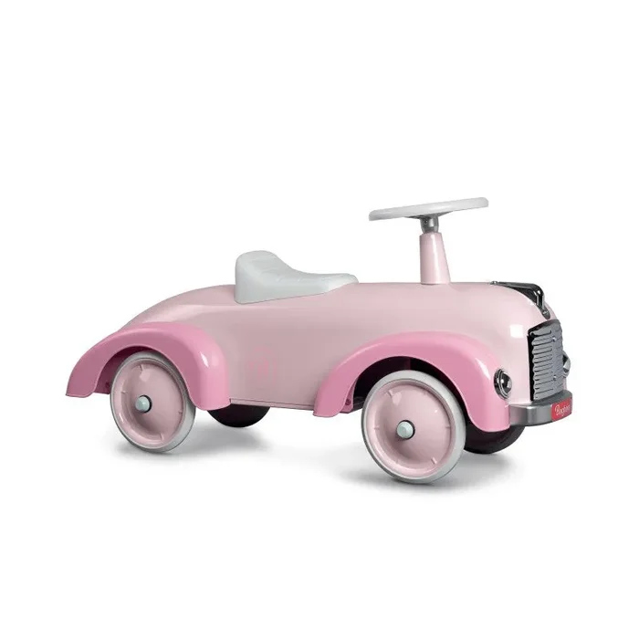 Auto Cavalcabile Vintage da Corsa per Bambini Baghera Speedster Ballerina Pink