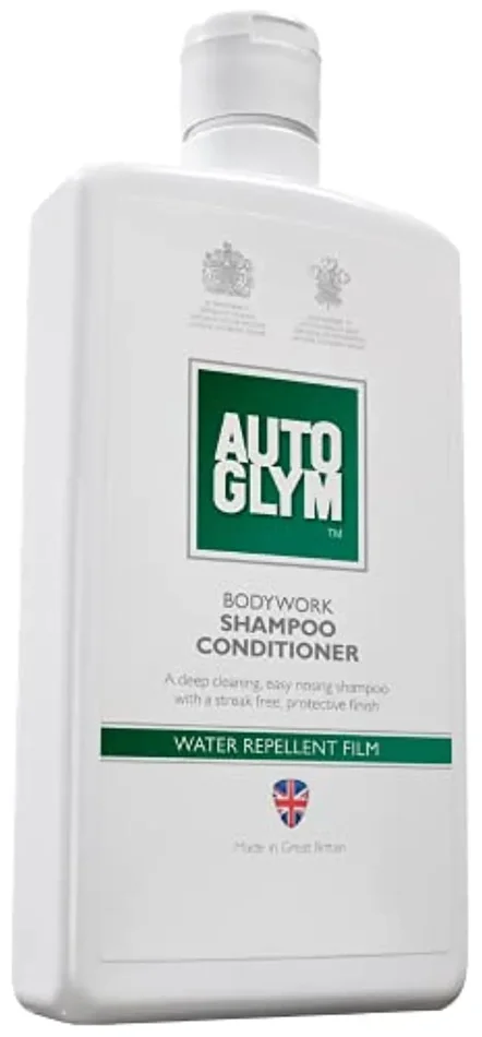 Autoglym Detergente Shampoo e Balsamo per Carrozzeria auto 2.5 L – Risciacquo Facile, Effetto Glossy, Rispetta Cera e Lucido