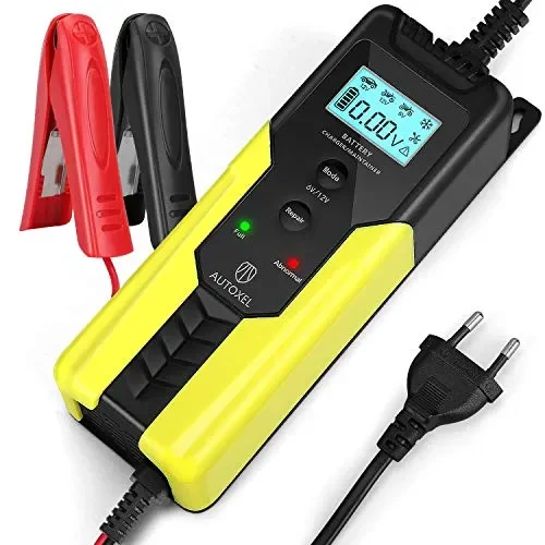 AUTOXEL Caricabatterie per Auto, 6V/ 12V 6A Carica Batteria Intelligente con…