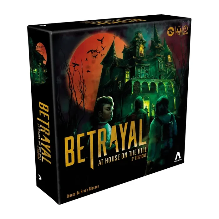 Avalon Hill, Betrayal at House on the Hill, 3ª Edizione, Gioco da Tavolo Cooperativo, dai 12 Anni in su, 3-6 Giocatori, 50 Scenari da Brivido, Multicolore, One Size