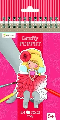 Avenue Mandarine-Blocco da colorare, soggetto: “Fate” Color Your Nero