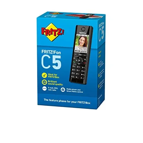 AVM FRITZ!Fon C5 Telefono Cordless DECT, Schermo a Colori, Tlefonia HD,… In saldo - immagine 3