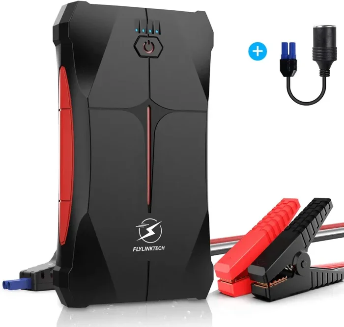 Avviatore Emergenza per Auto- 800A 13200mAh Avviatore Portatile per Motore Benzina,Impermeabile IP67, fino a 5,0L Ges o 4,0L Diesel, 12V Jump Starter, Torcia a LED