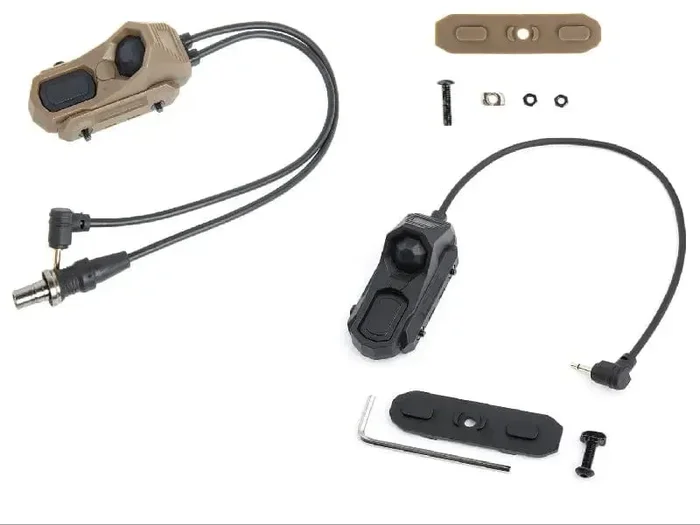 Axon Interruttore Remoto Doppio per Torcia e Laser con Attacco Ris Picatinny e M-lok