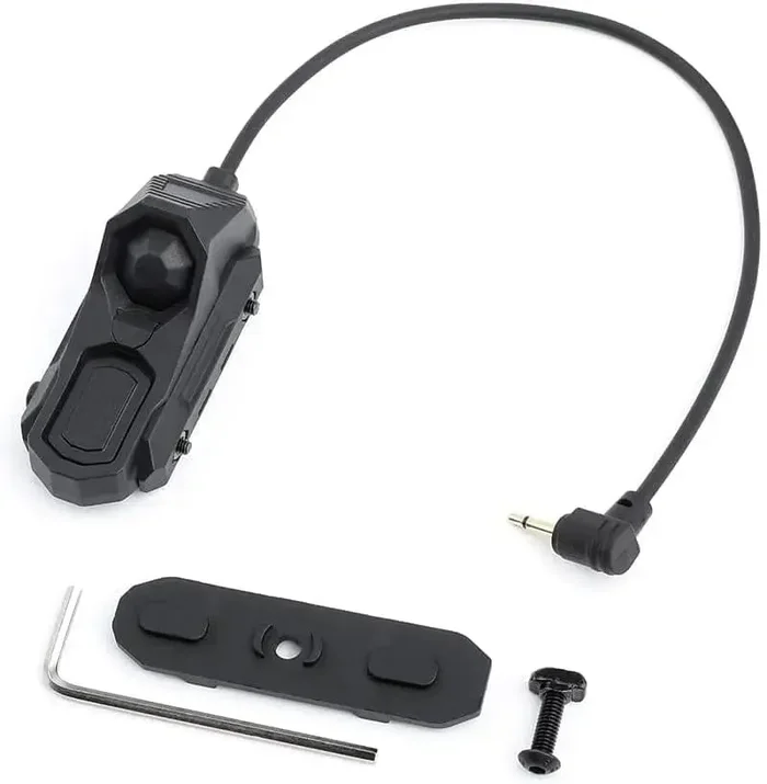 Axon Interruttore Remoto Doppio per Torcia e Laser con Attacco Ris Picatinny e M-lok - immagine 3