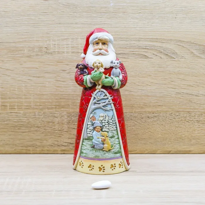 Babbo Natale con Cagnolini Enesco Online