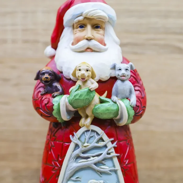 Babbo Natale con Cagnolini Enesco Online - immagine 2