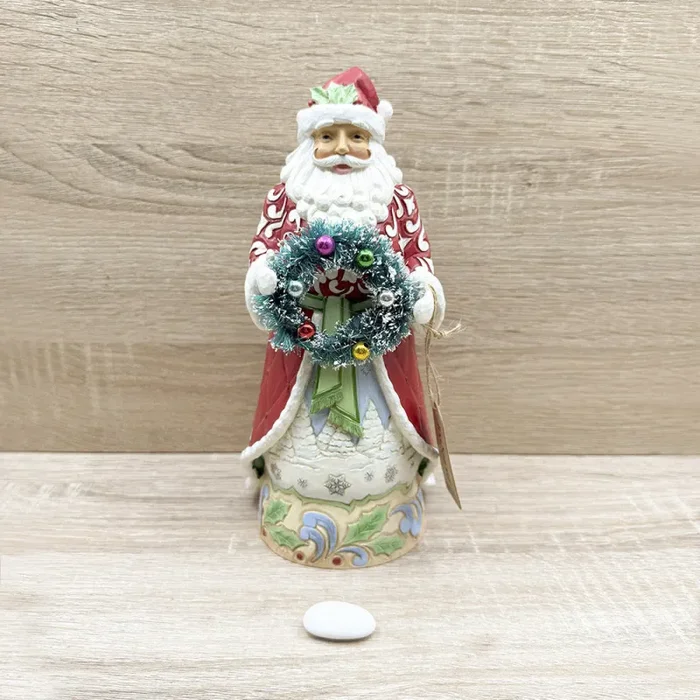 Babbo Natale con Ghirlanda Enesco Moda
