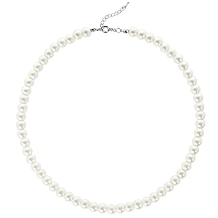 BABEYOND Collana Perle Charleston Accessori Charleston Collana Perle Anni 20 Collana Donna Gatsby Collana di Perle Sposa Collana Perle Donna Bianco