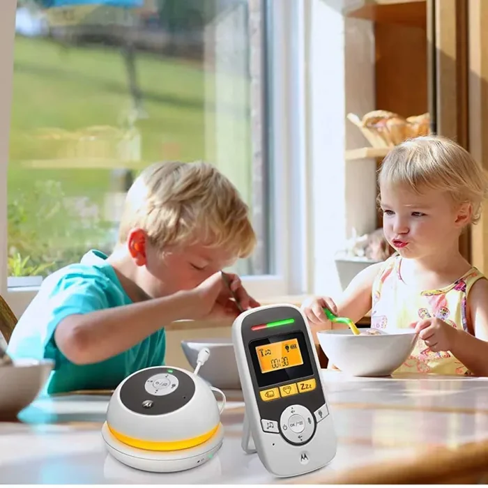 Babyphone Interfono Portatile Motorola con Luce Notturna Timer e Display LCD - immagine 2
