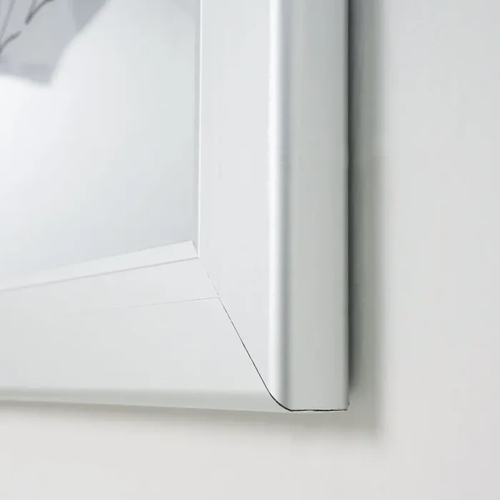 Bacheca con Apertura a Battente 51,5×79,0x2,3 cm in Alluminio Silver - immagine 3