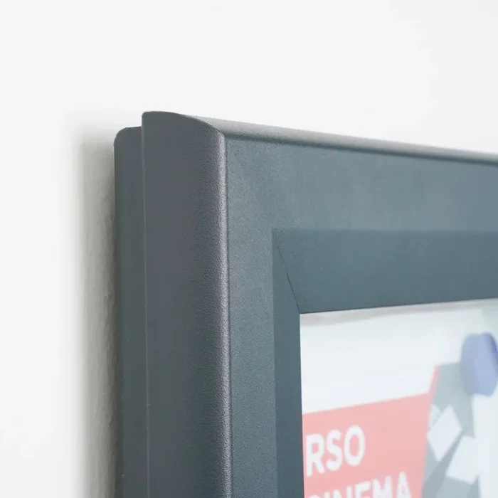 Bacheca da Esterno con Apertura a Ribalta 190,5×106,7×4,7 cm in Alluminio Grigio Antracite Fornitura - immagine 2