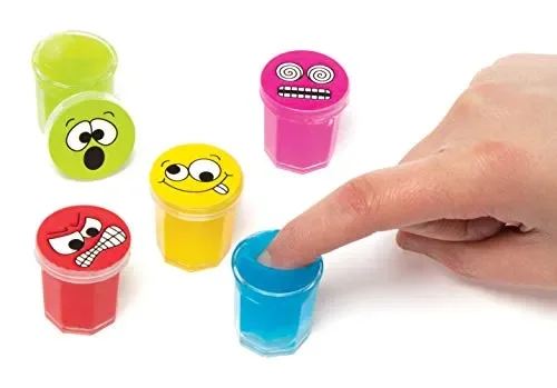 Baker Ross – Faccia Divertente Slime in Stucco (Confezione da 6) per Feste…