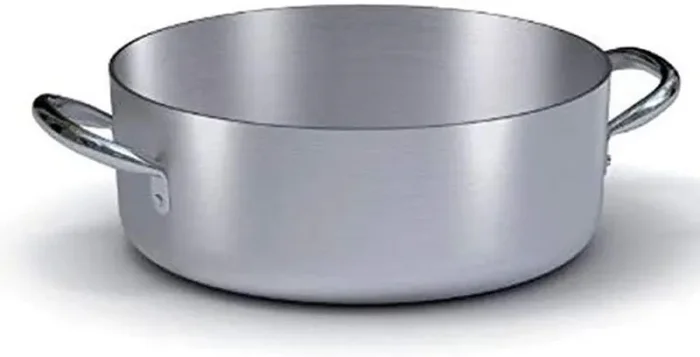 BALLARINI Casseruola Bassa Professionale D 40 Cm Alluminio Bianco