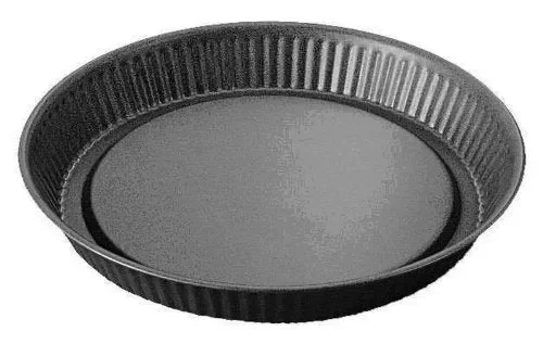 Ballarini Patisserie Stampo Crostata, Alluminio, Nero, 28 cm