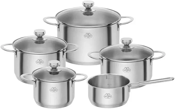 BALLARINI Set 3 Pentole, 2 Casseruole